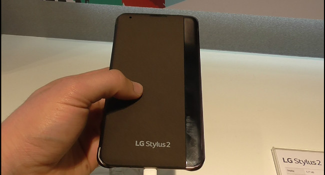LG stylus 2 hands-on video MWC 2016