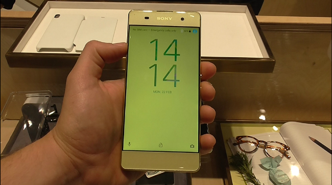 sony xperia xa mwc 2016 hands-on video
