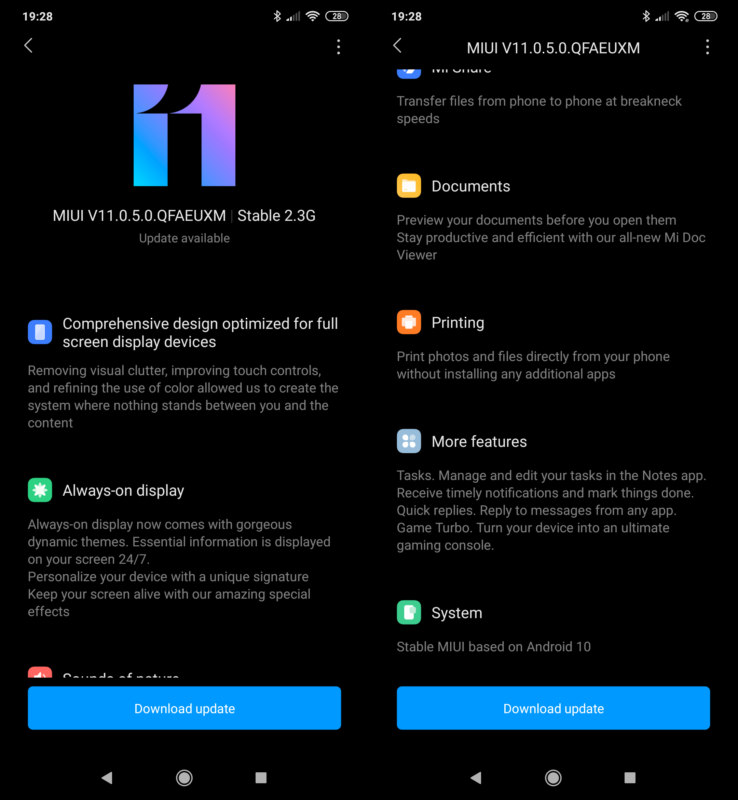 Xiaomi Mi 9 Android 10 update MIUI 11