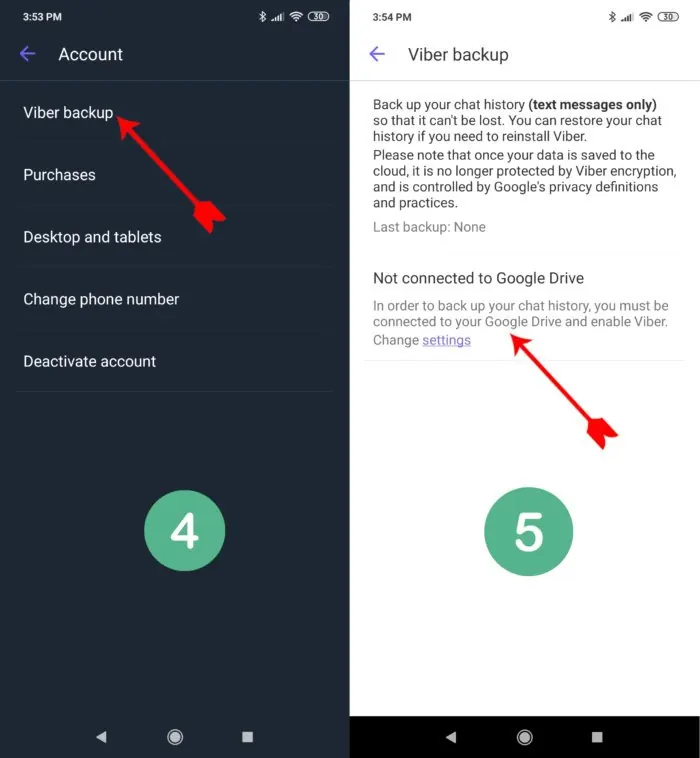 επαναφορά viber οδηγίες