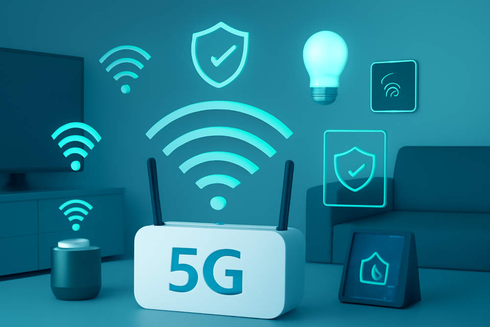 AI Generated Image, 5G at home by TechValue.gr