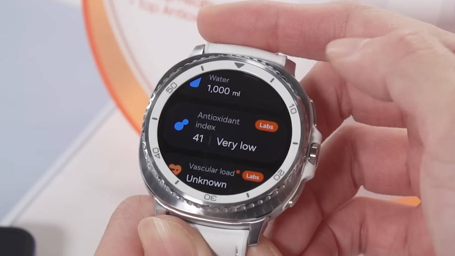 samsung galaxy σειρά 8  μέτρηση αντιοξειδωτιτας 